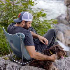 Grand Trunk Mayfly Low Profile Chair folded compact for travel