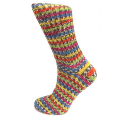 Grange Craft Irish Country Fair Isle socks for women, colorful and cozy for daily walking comfort