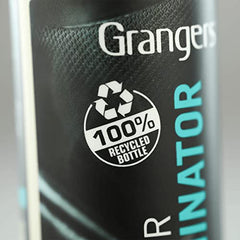 Granger's Odor Eliminator spray action on shoes and gear to neutralize smells.