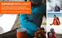 Granger's Repel Plus treated fabric demonstrates maintained breathability for comfort.