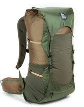 Granite Gear Perimeter 35 bourbon-pine backpack front view highlights rugged durability