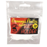 Granny's Panties nylon bait holder attached to fishing hook