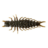 Great Lakes Finesse Juicy Hellgrammite close-up in brown pumpkin for smallmouth appeal.