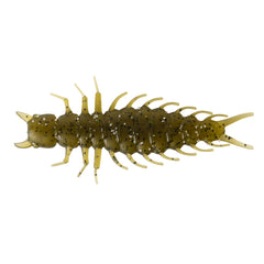 Great Lakes Finesse Juicy Hellgrammite in green pumpkin for drop shot finesse