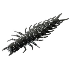 Great Lakes Finesse Juicy Hellgrammite matte black side view, natural movement attracts bites.