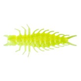Great Lakes Finesse Juicy Hellgrammite Meltdown 2.4in sideview showing natural movement for bottom crawling