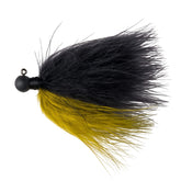Great Lakes Finesse marabou jig with matte head reduces glare for stealthy presentations.