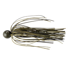 Great Lakes Finesse Matte Finesse Jig in matte green pumpkin black for subtle lake presentations