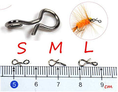 Value-pack of Greatfishing fly snaps showing quantity and colors