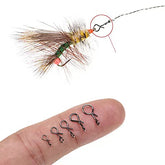 Greatfishing 200pc fly fishing snaps set in black nickel finish