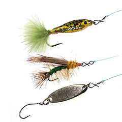 5-size XS to XL fly fishing snaps: XS 5.8mm to XL 11mm