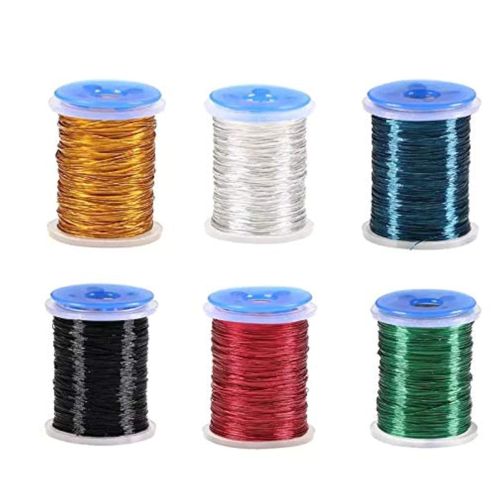 Greatfishing copper wire for fly tying, 0.3mm, 10-color set