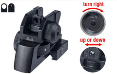 Green Blob Outdoors quick-detach rail clamp keeps sights securely mounted