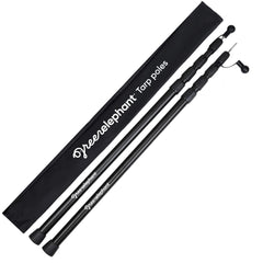 Green Elephant tarp-poles-extended provide stable camping tarp support