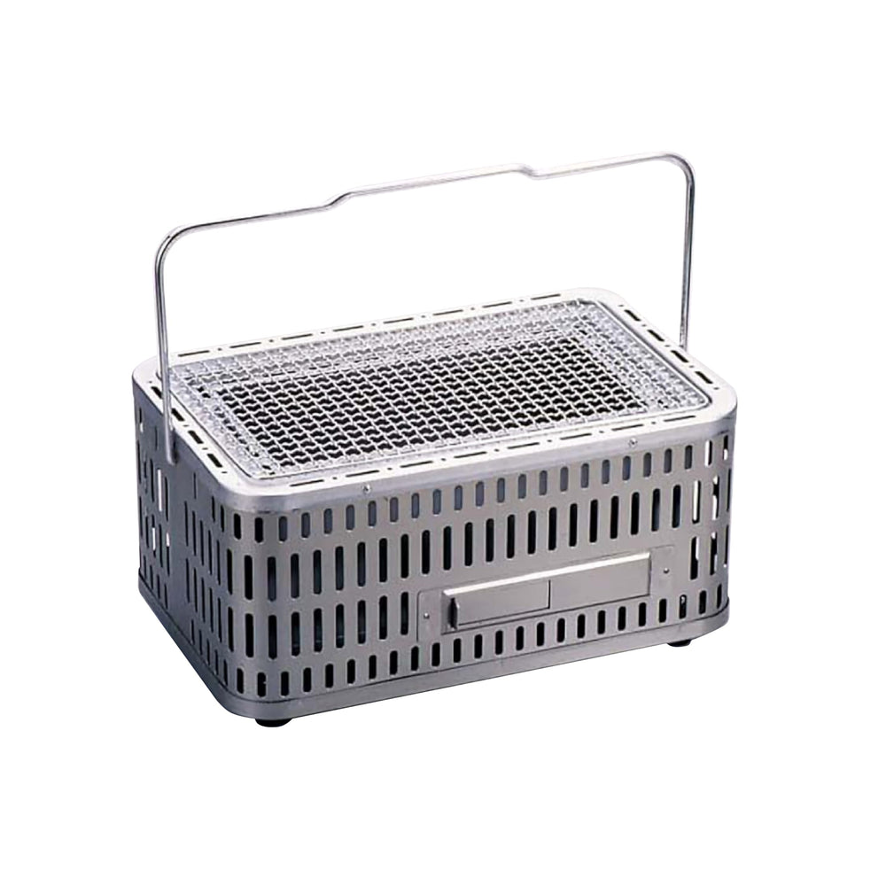 GreenLife portable charcoal grill exterior view highlighting steel construction for outdoor cooking