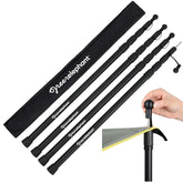 Green Elephant tarp poles extended for tall shade structures and sturdy support