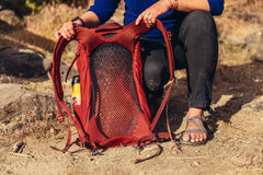 Gregory Arrio 24L top-loading access with secure drawstring closure for quick packing