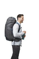 Gregory Focal 58L ventilated backpanel keeps air flowing for cool treks.