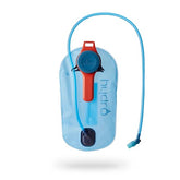 Gregory Hydro 2L reservoir with easy fill handle for quick refills on trail.