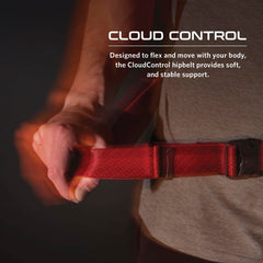 Gregory Kiro 28L hydration sleeve with SpeedClip enables quick reservoir access.