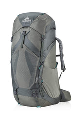 Gregory Maven 65L side view shows ergonomic fit for rugged trails