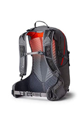 Gregory Maya 25L hydration hanger supports quick reservoir setup (reservoir not included).