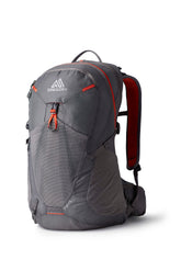 Gregory Maya 25L ventilated backpanel keeps your back cooler during climbs.