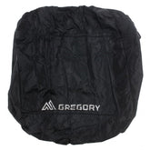 Gregory raincover front view in obsidian highlights waterproof protection for your pack.