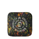 Gregory Rain Forest raincover front view with reflective logo for nighttime visibility.