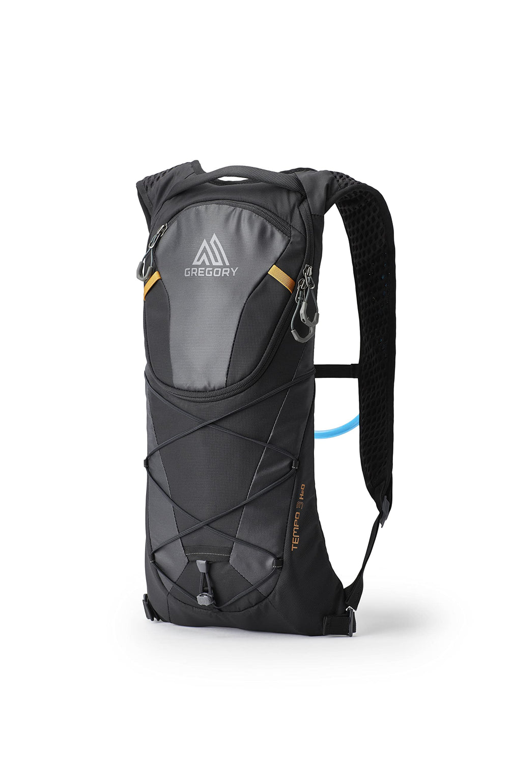Gregory Tempo 3L H2O backpack front view with hydration-ready design for on-the-go use