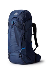 Gregory Zulu 65L front view showing ergonomic fit for all-day comfort.