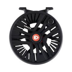 Greys Fin 7/8 reel front view shows durable aluminum and precise tolerances for smooth retrieval
