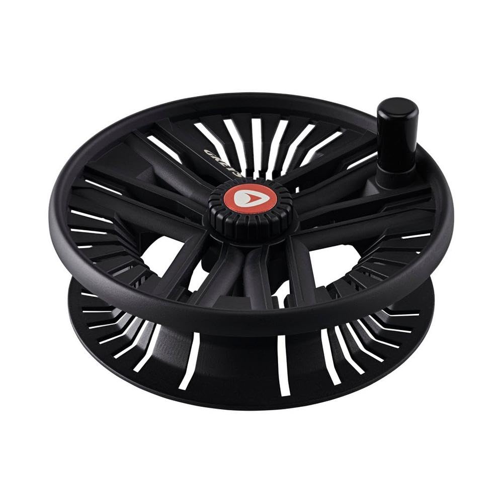 Greys Fin spare spool side view for fast line changes on the water.