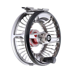 Greys TITAL fly reel side profile highlighting compact, durable barstock construction