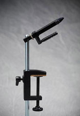 Griffin Montana Pro Fly Tying Vise front view showing cam lever for smooth operation