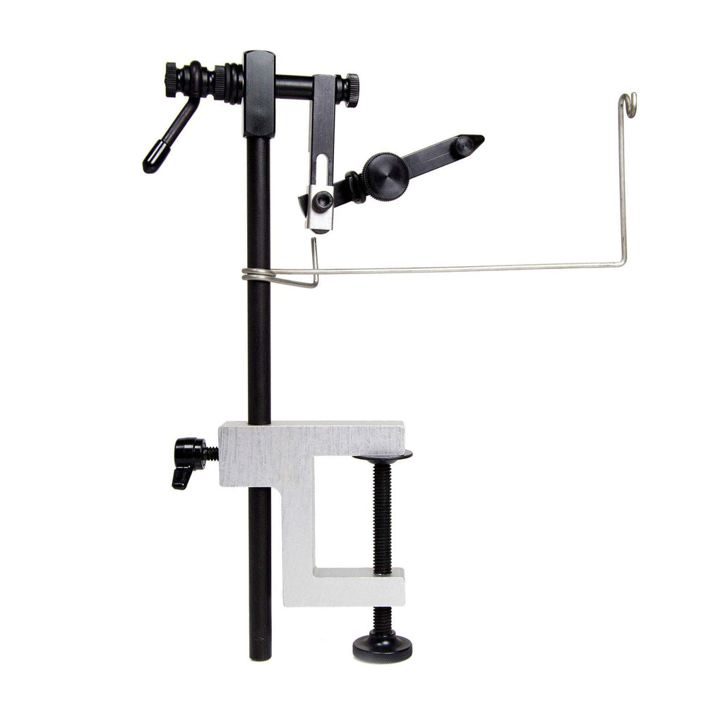 Griffin Odyssey Spider Fly Tying Vise close-up with clamp and jaw