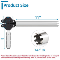 All-angle adjustable rod holder mount on boat rod holder