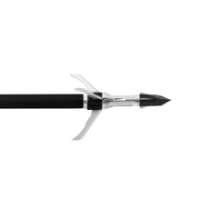 Grim Reaper Broadheads 1903 Razortip blades opening in flight for quick, efficient cuts.