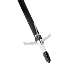 Grim Reaper Broadheads 1903 Razortip tip detail demonstrates fast expansion for deep penetration.