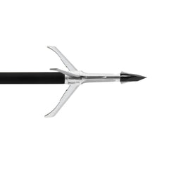 Grim Reaper Broadheads three-blade construction highlights durability and deep penetration potential.