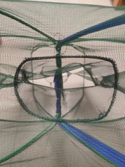 Durable PVC-coated iron frame with fine PE mesh