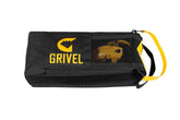 Grivel Crampon Safe opening view with two-zip access for easy packing.