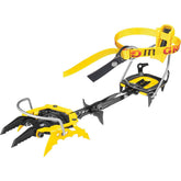 Grivel G22 PLUS front view showing dual front points for ice bite on steep ice