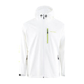Grundéns Tourney Jacket hooded closeup shows waterproof fabric for all-weather fishing.