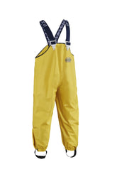 Grundéns Zenith 294 Children's Fishing Bib Pants, orange, size 2 years, front view