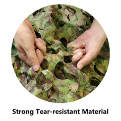 GRVCN camo netting hunting blind setup demonstrates versatile camouflage use