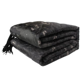 GRVCN military blanket with camo pattern provides versatile outdoor warmth for camping.
