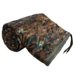 GRVCN military blanket camouflage pattern offers durable outdoor warmth.