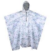 GRVCN military poncho camouflage cover provides all-weather camouflage and rain protection.