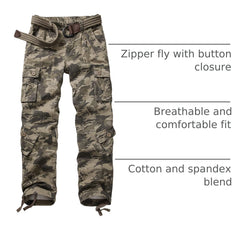 GSGGIG Womens Cargo Pants back pocket emphasizes secure storage during activities